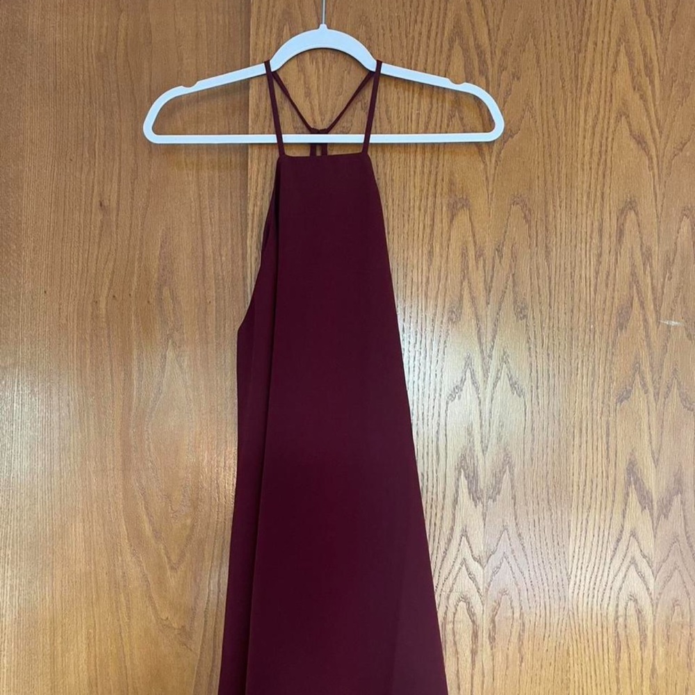 Tobi Red Halter Sundress for Weddings